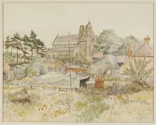St. Bartholomew's Church, Orford, from the North-West