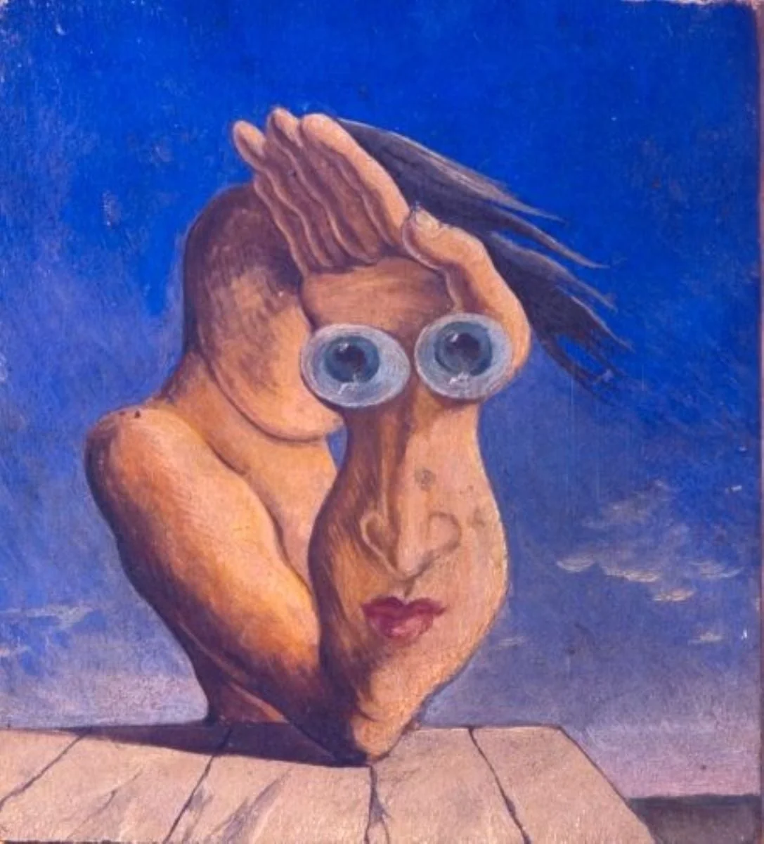 Compoziție cu portret