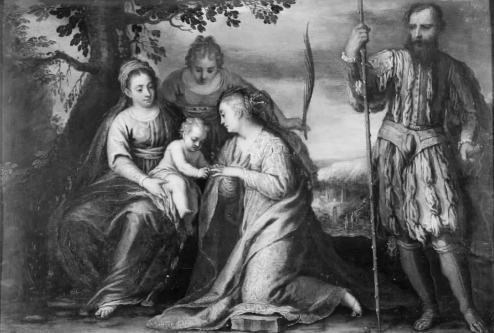 The Marriage of St Catharine, by Unknown, 1550
