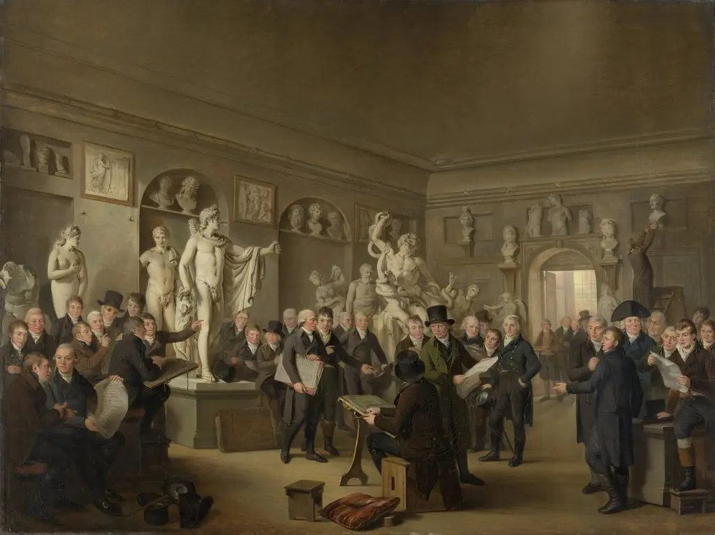The Sculpture Gallery of the Felix Meritis Society