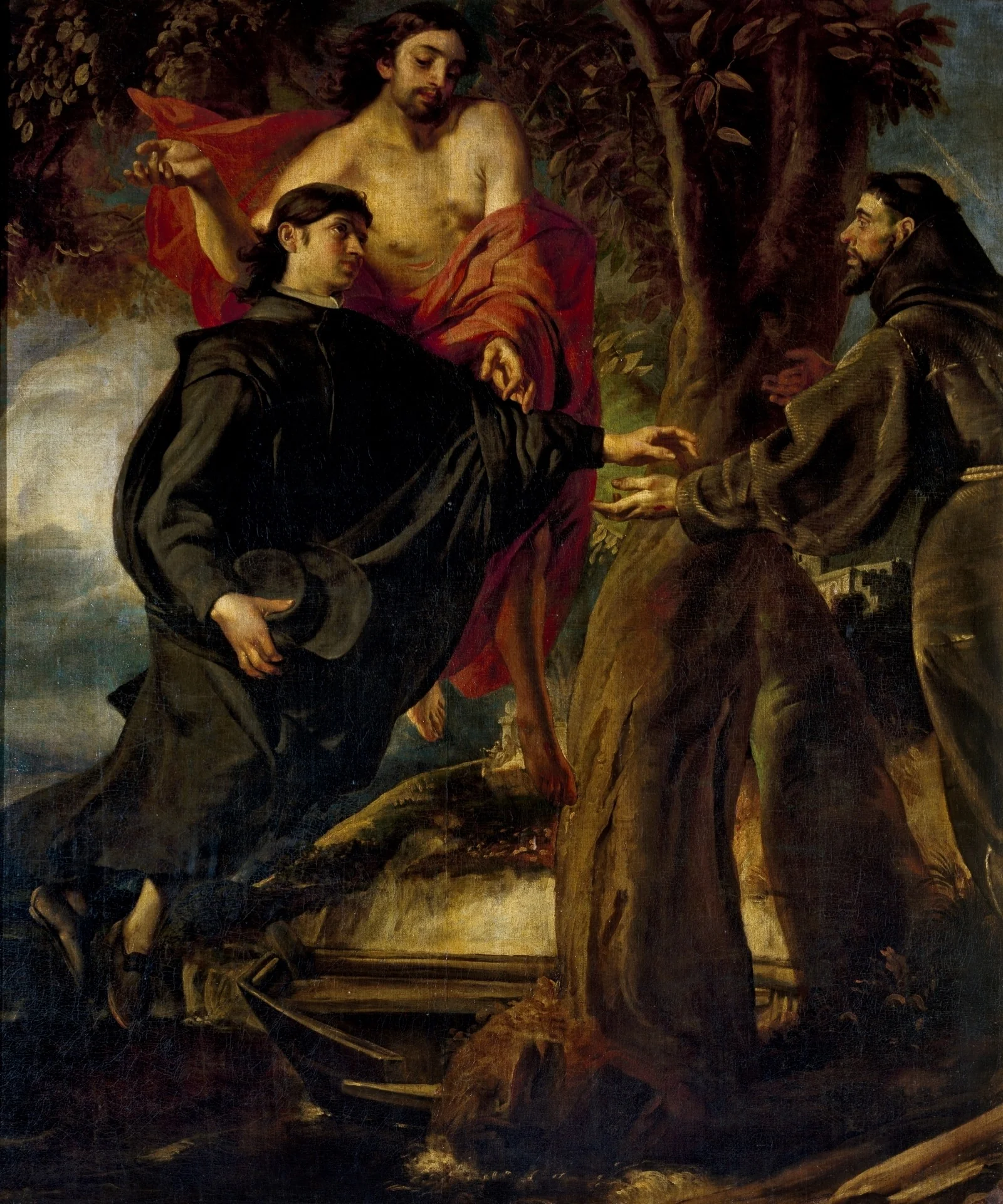 Passage from the Life of Saint Francis, by Juan Martín Cabezalero, oil, 1675