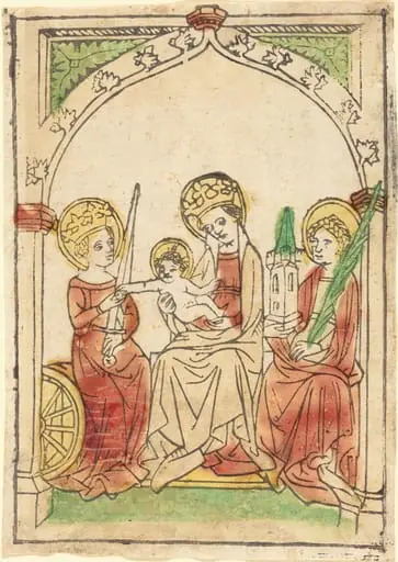 Madonna between Saints Catherine and Barbara