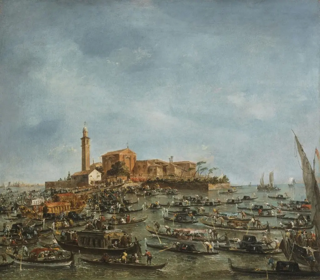 The Meeting of Pope Pius VI and Doge Paolo Renier at San Giorgio in Alga
