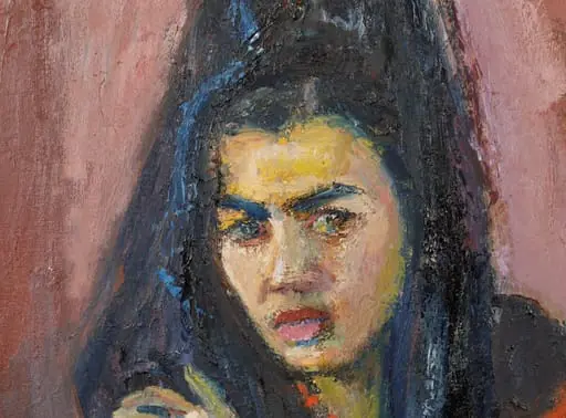 Spaniolă cu șal negru - Hilda