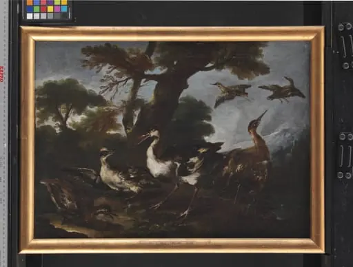 Landscape with Birds