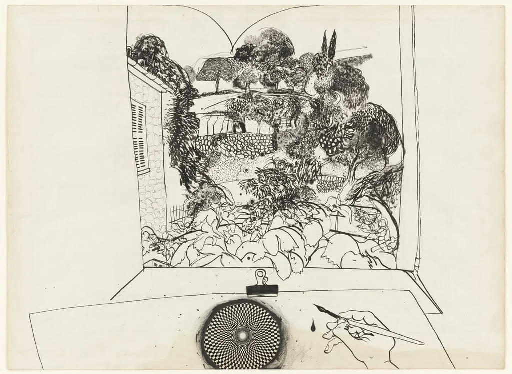 Untitled, by Brett Whiteley, graphite, 1967