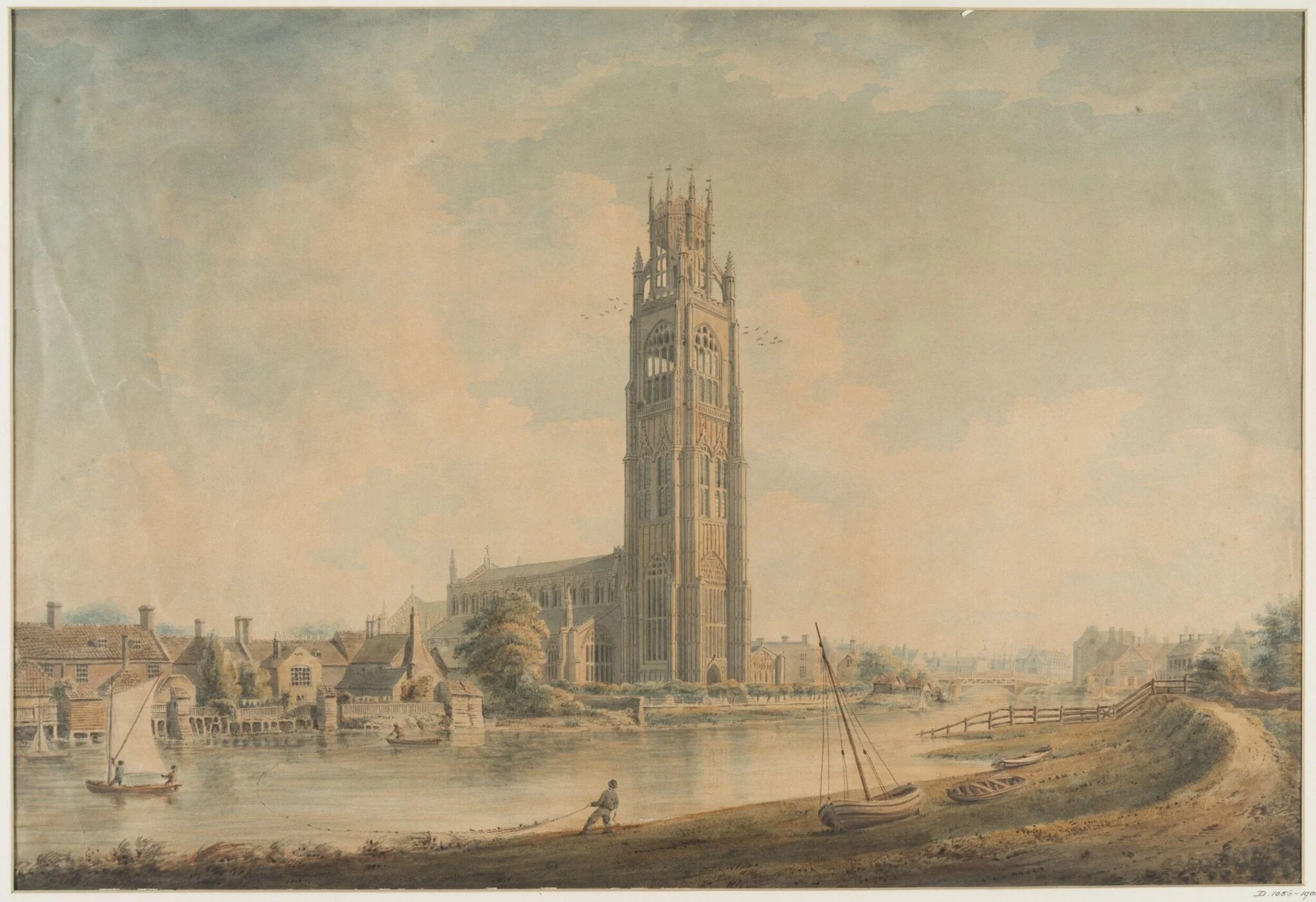 Untitled, by John Buckler, watercolor, 1850