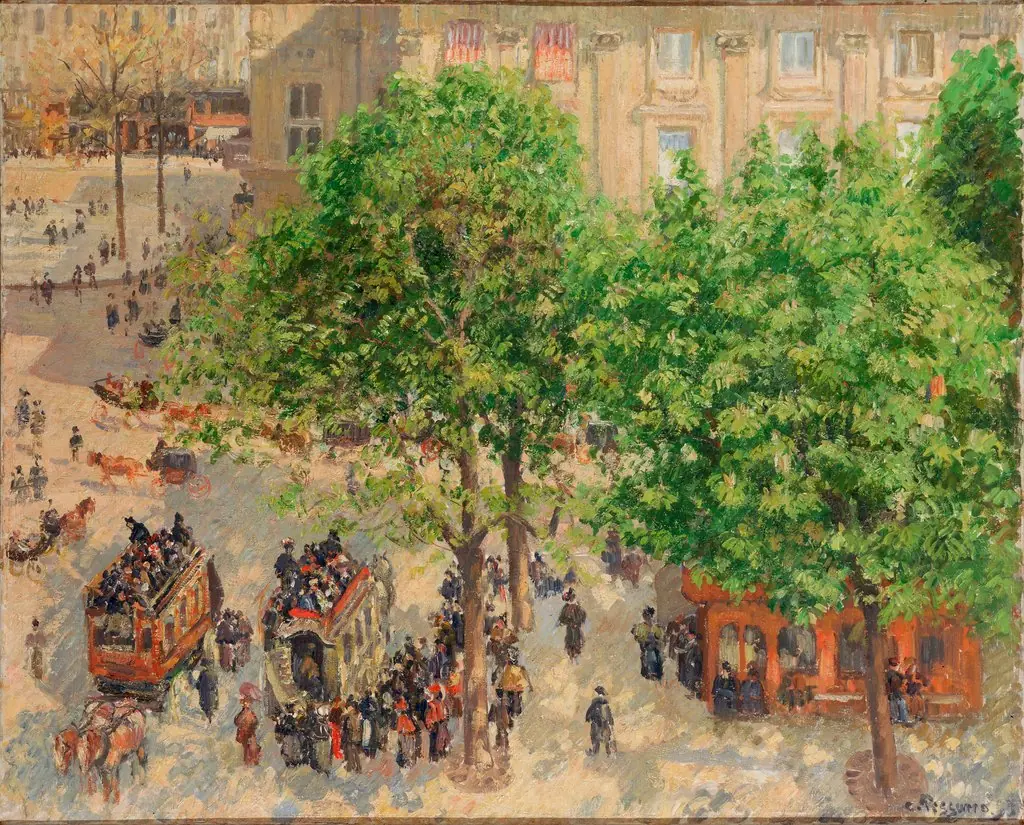 Place du Theatre-Francais in Spring