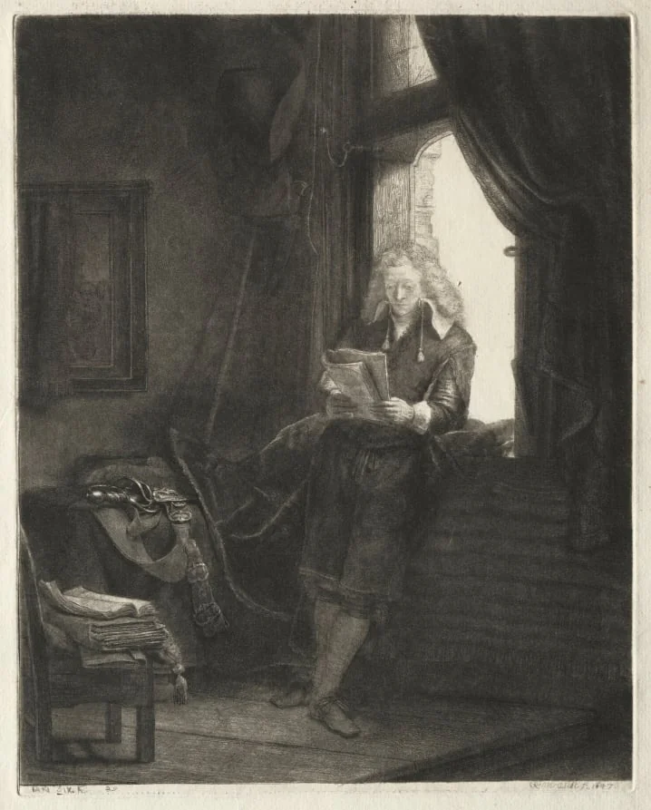 Jan Six, by Rembrandt, 1647