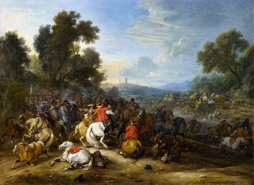 Cavalry engagement