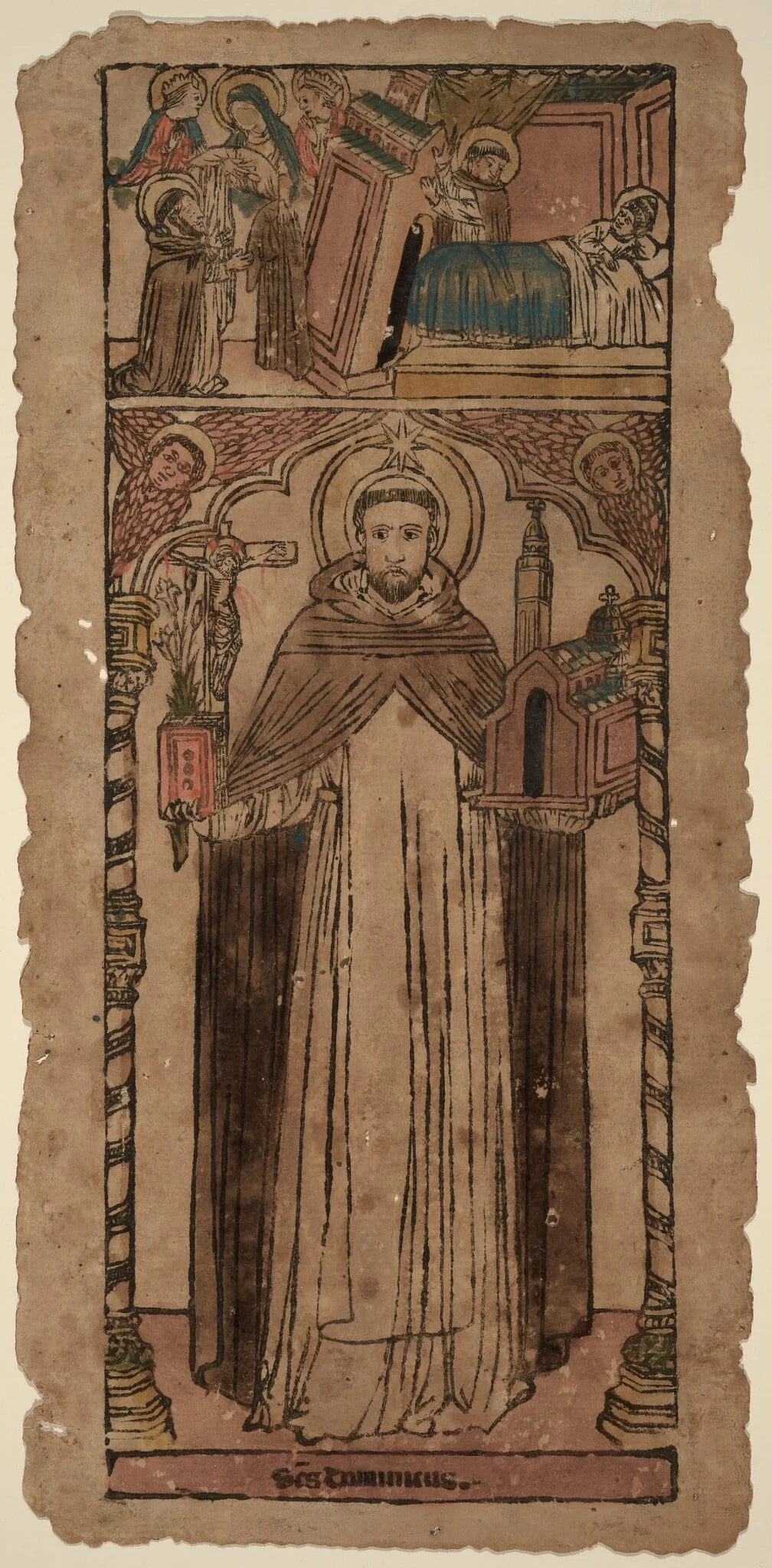 Saint Dominic, by Italian 15th Century, ink, 1450
