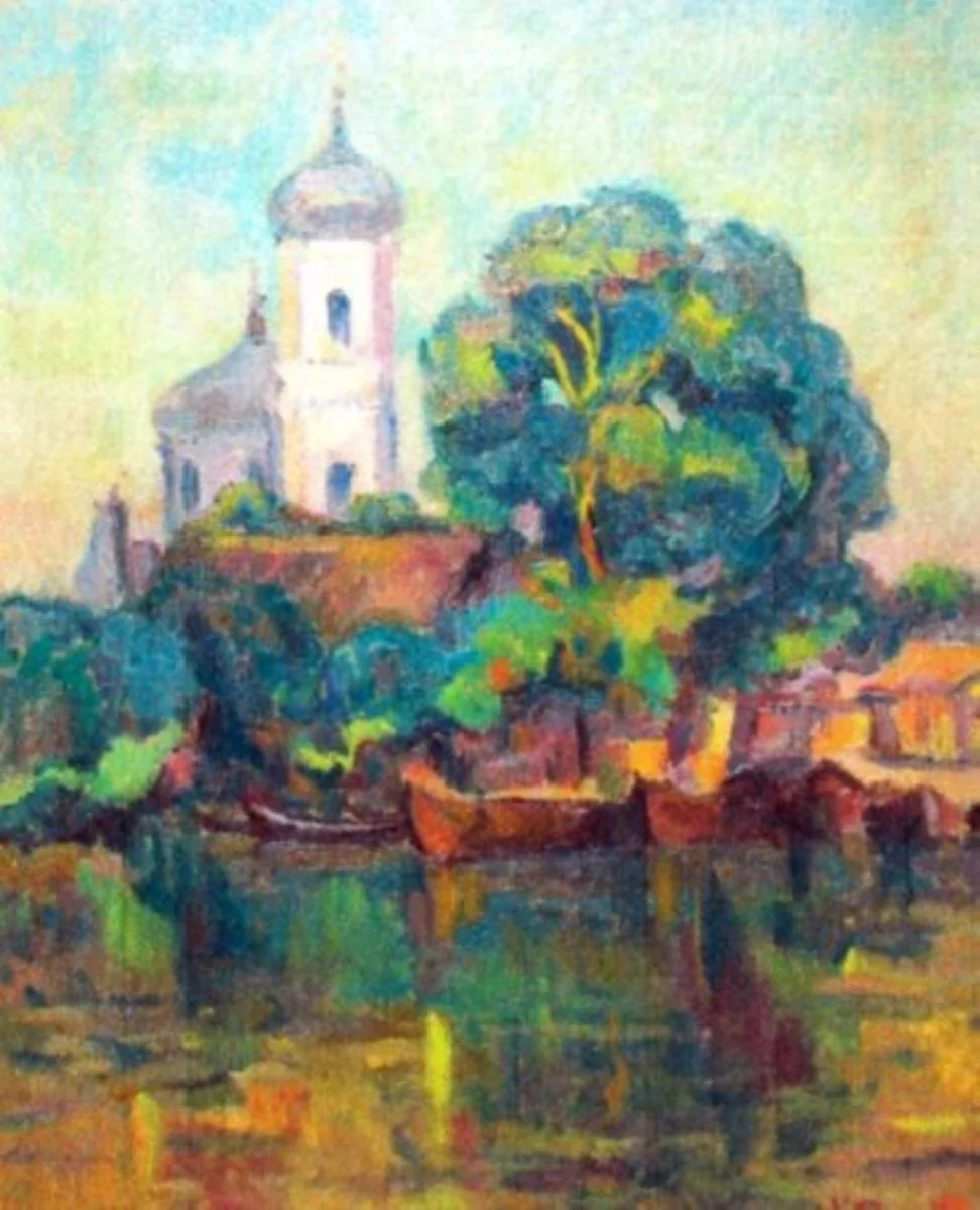 Peisaj din Vâlcov, by Nicolae Dărăscu, unspecified, 1931