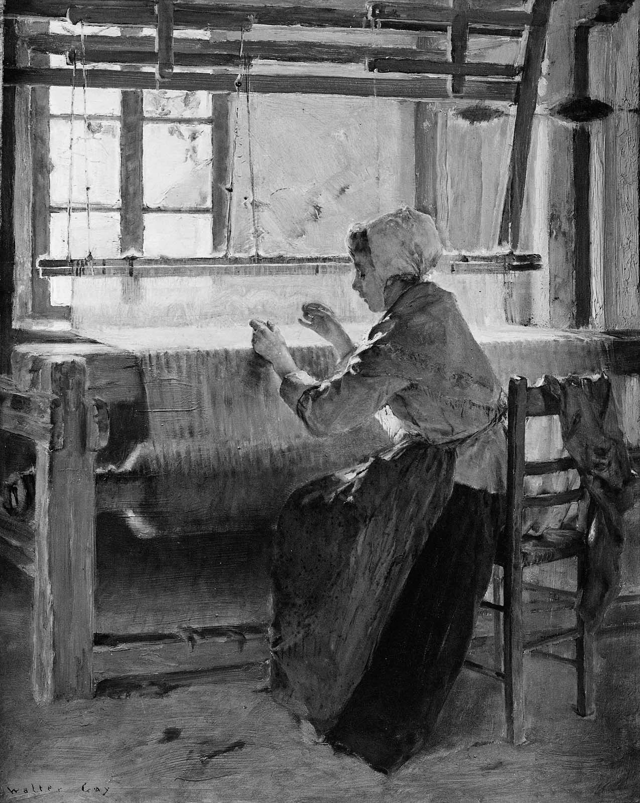 The Broken Thread, by Walter Gay, unspecified, 1894