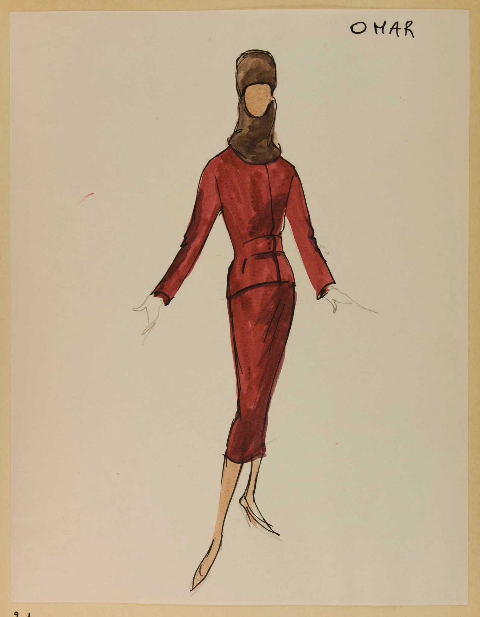 Omar, by Marie-Louise Carven, 1955