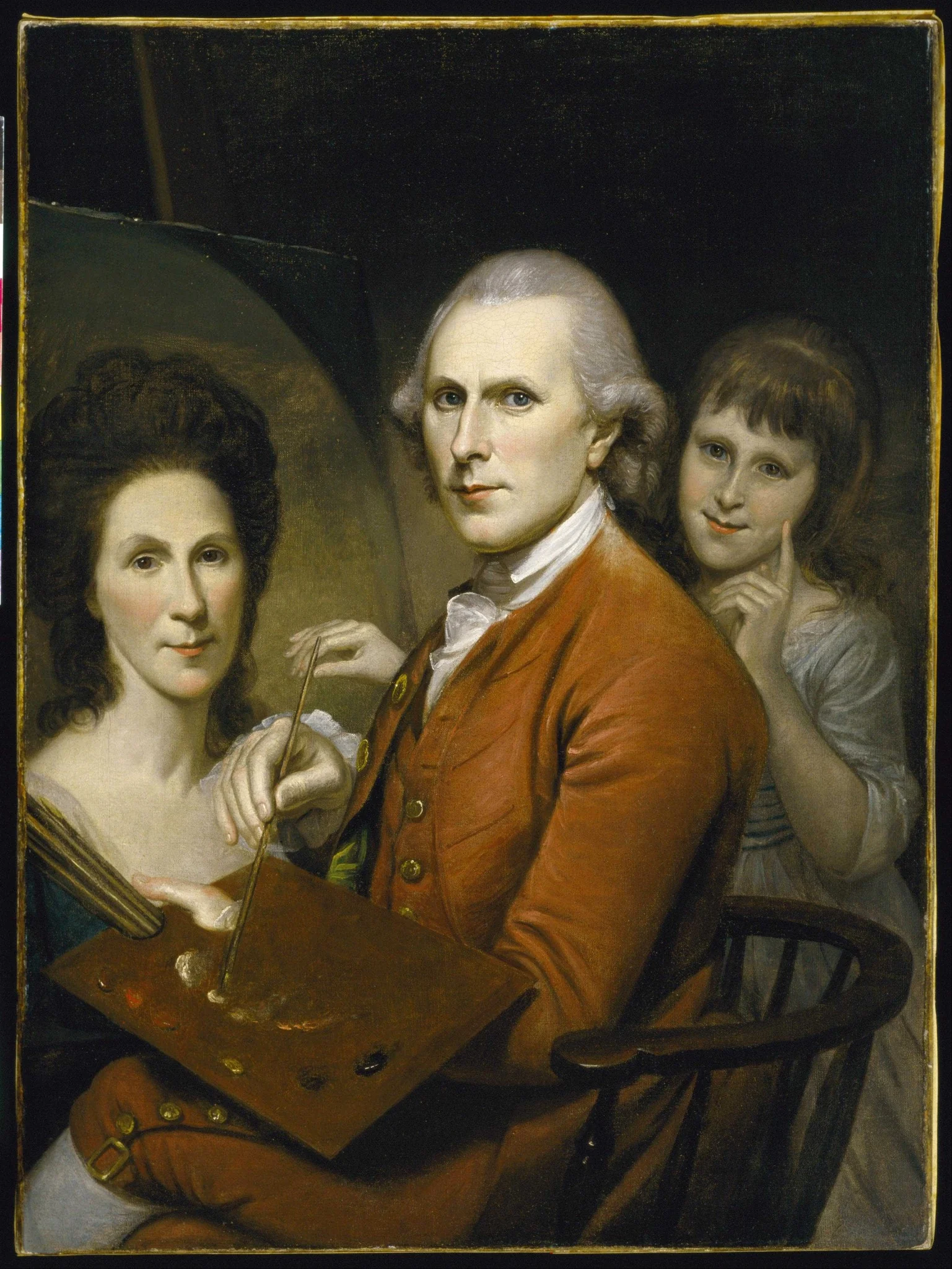 Self-Portrait with Angelica and Portrait of Rachel