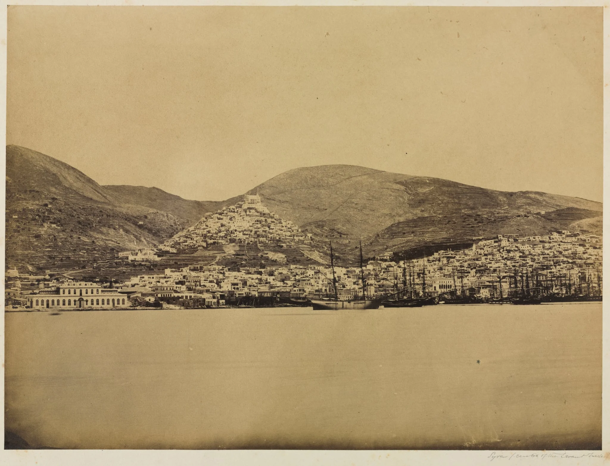 Syros, Center of the Levant Trade, by Dimitrios Constantin, 1865