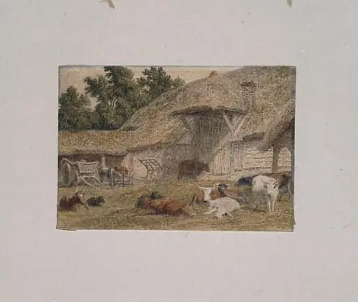 Farmyard with Cattle