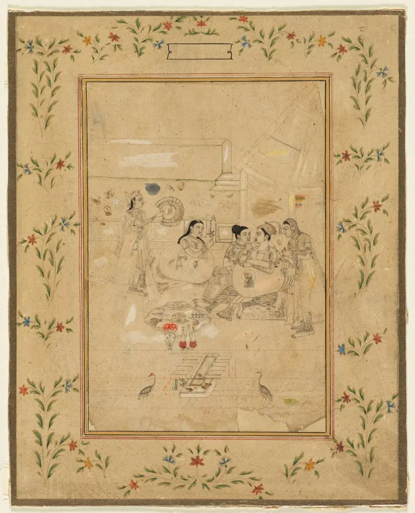 Women playing at cross-dressing
