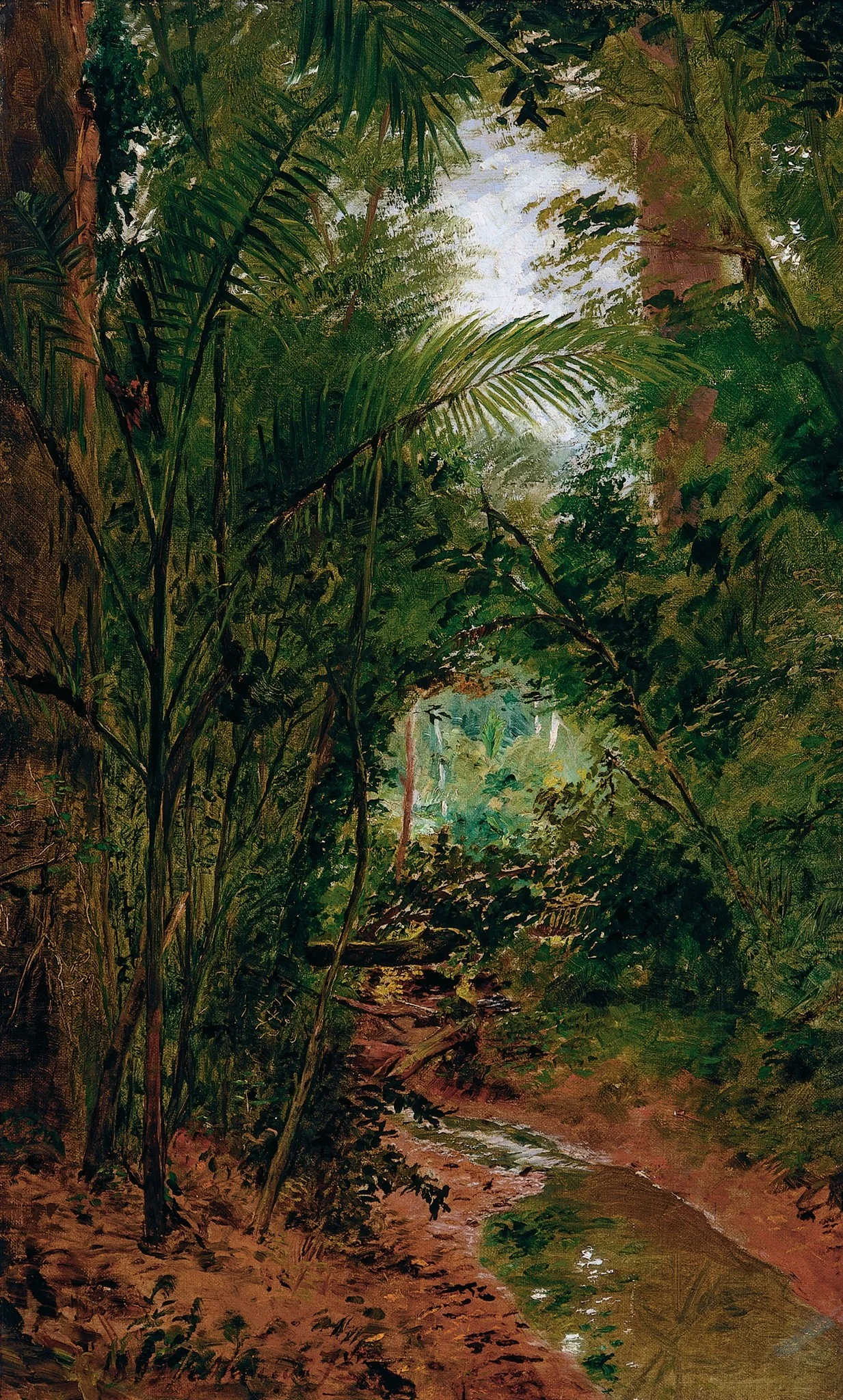 Landscape at the Rio das Pedras, by José Ferraz de Almeida Júnior, oil, 1900