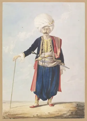 Janissary at the English Palace Constantinople