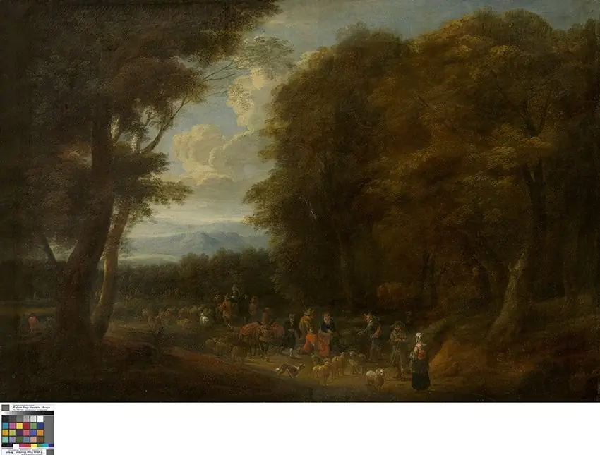 Landschap met schaapherders