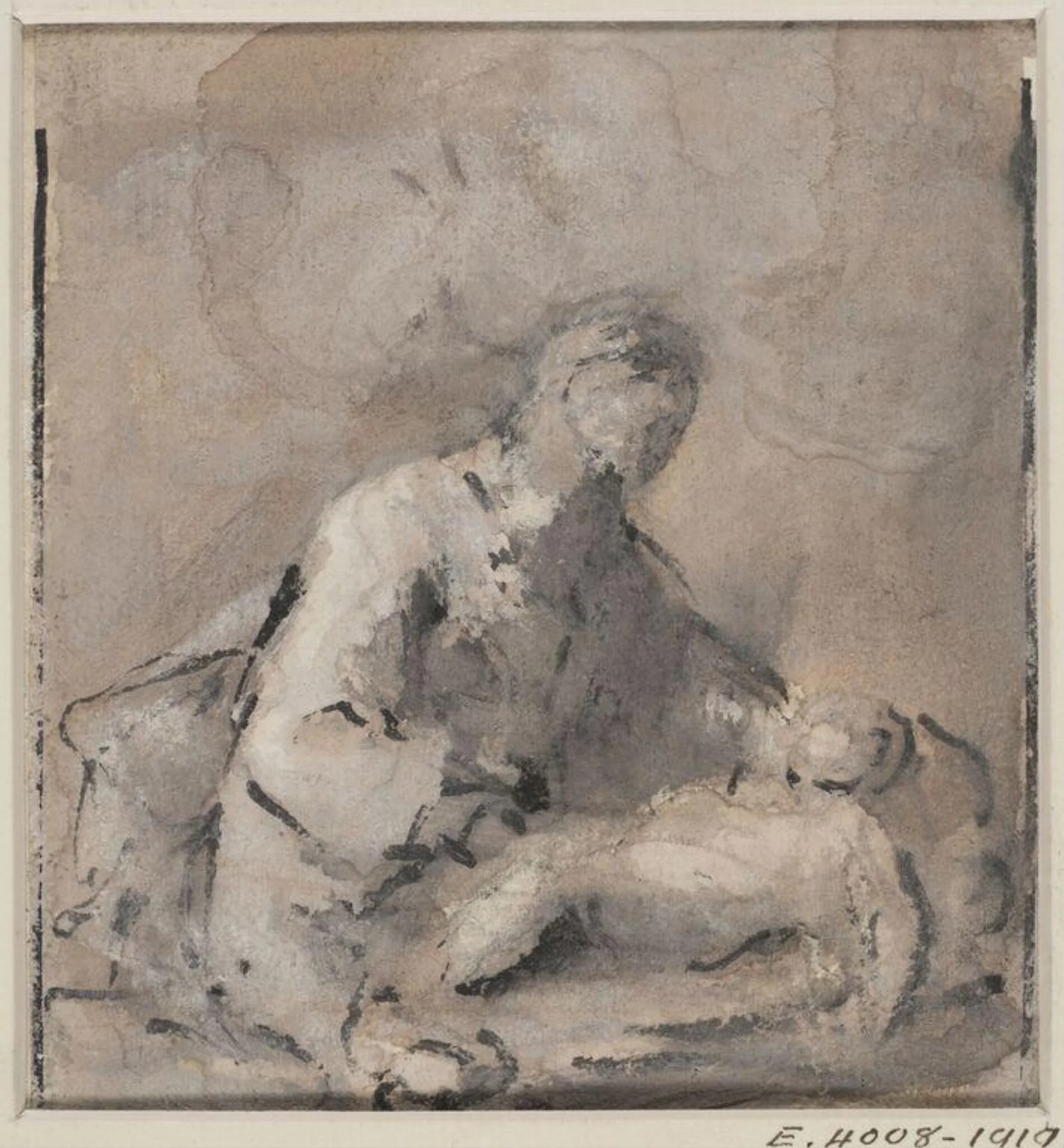 Mother and Child, by Benjamin West, 1738