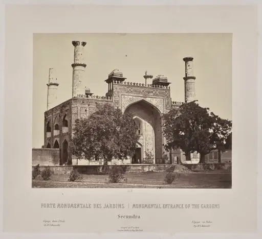 Monumental Entrance of the Gardens, Secundra