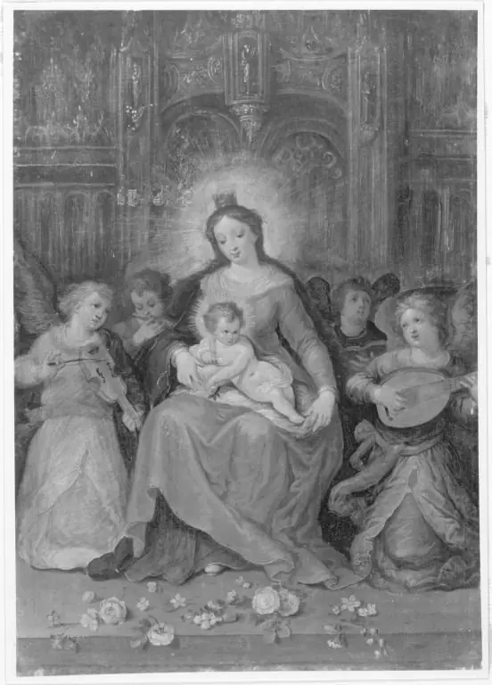Madonna mit musizierenden Engeln