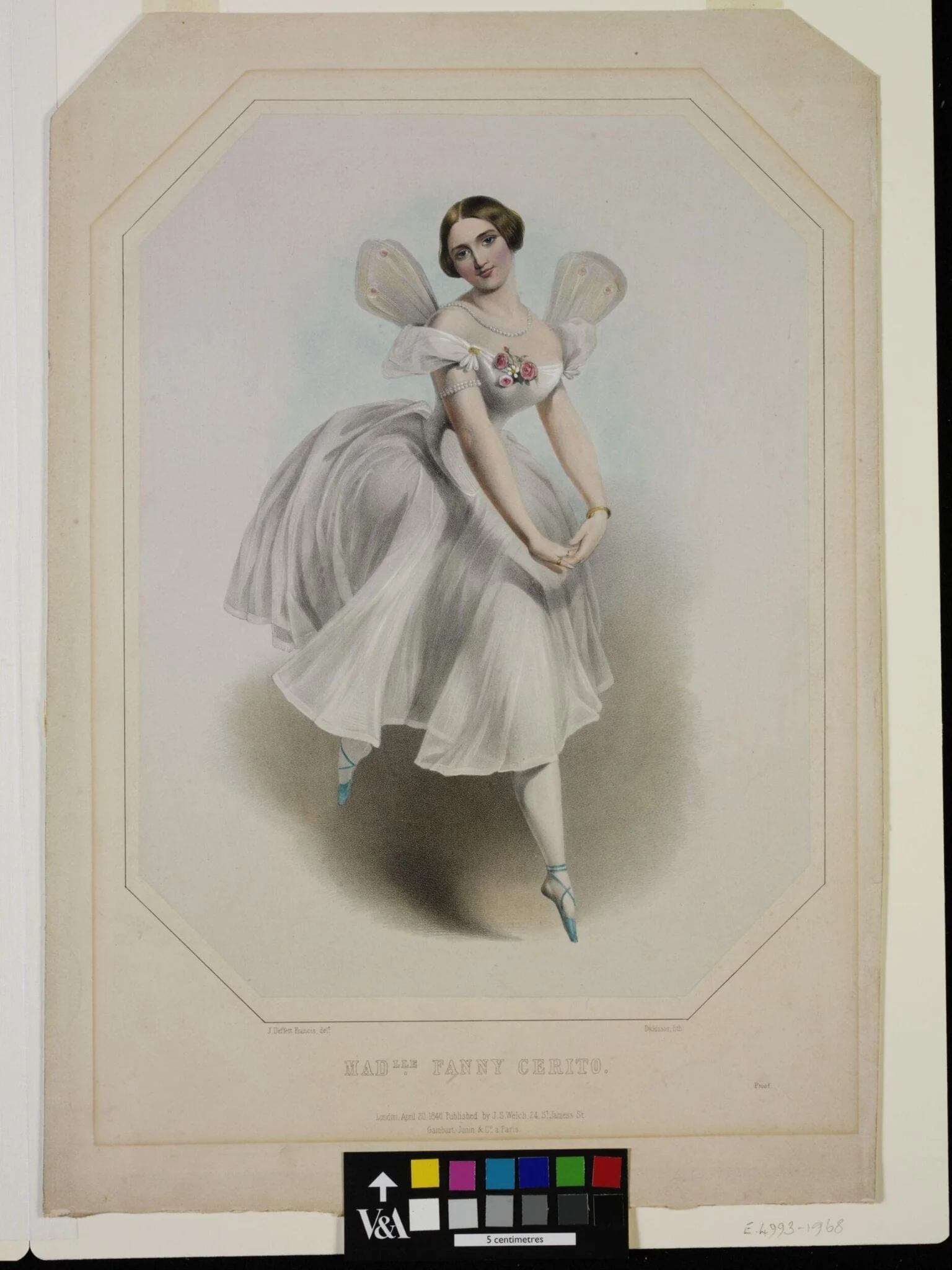 Madlle Fanny Cerito (sic), by John Deffett Francis, 20