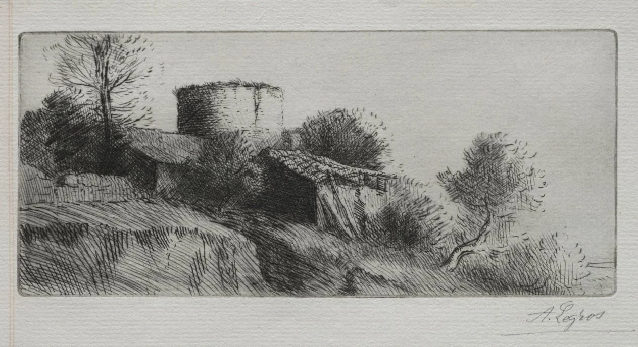 The Pigeon Tower, by Alphonse Legros, 1884
