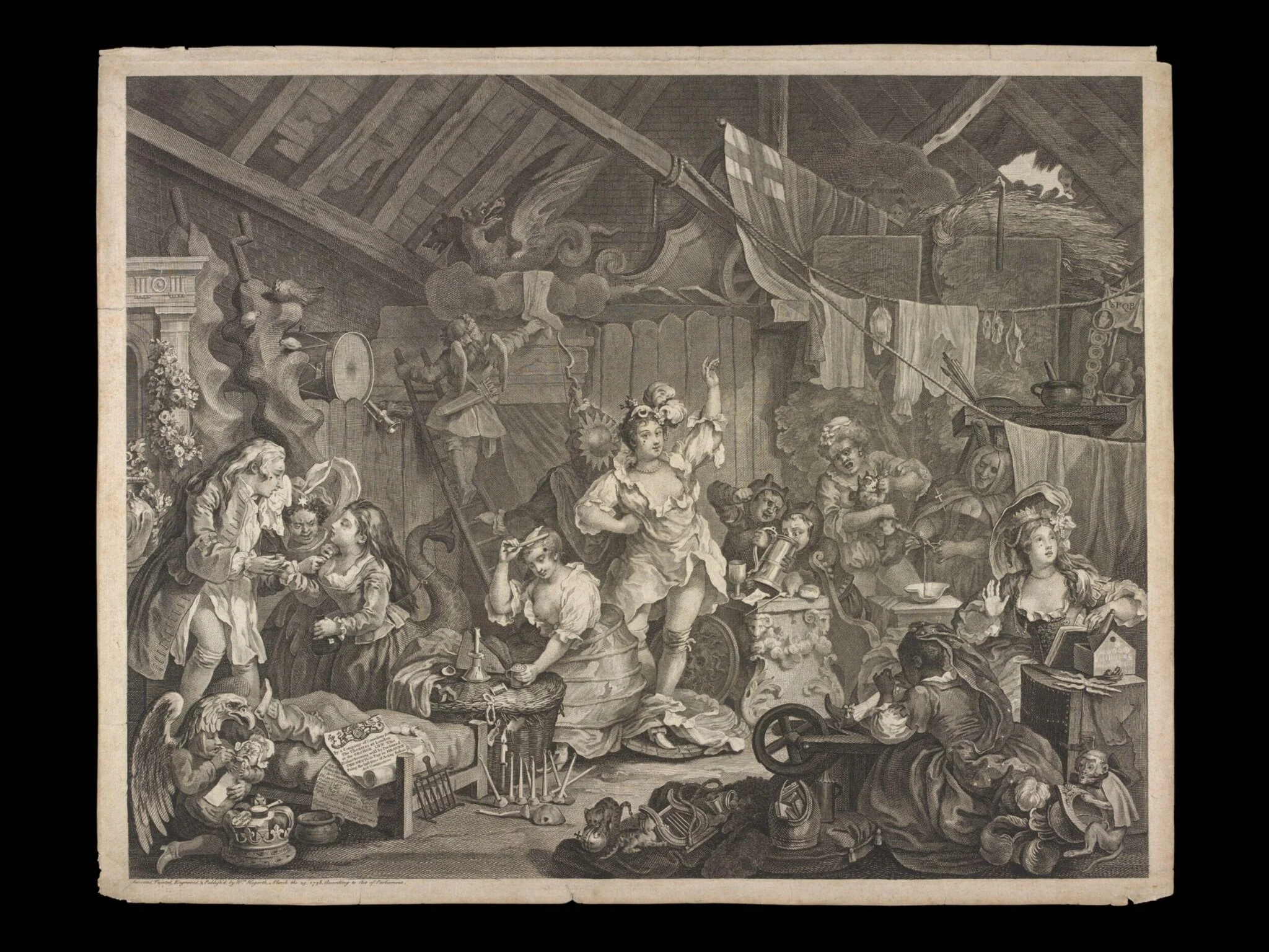 H Beard Print Collection, by William Hogarth, 25