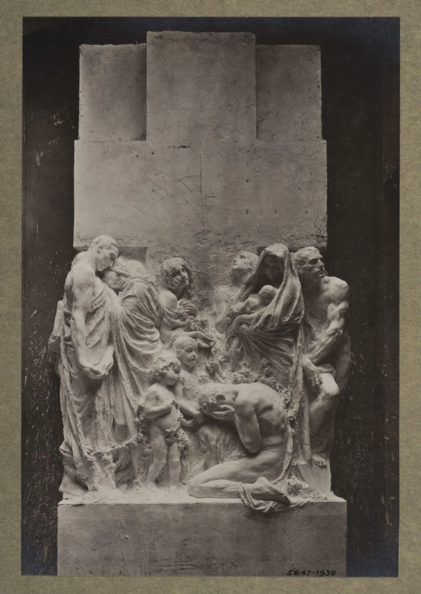The Cross, by Leonardo Bistolfi, photographic