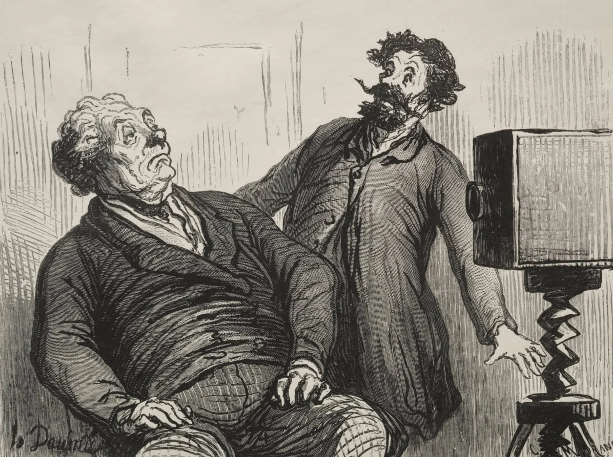Photographers and Photographed, by Honoré Daumier, 1862