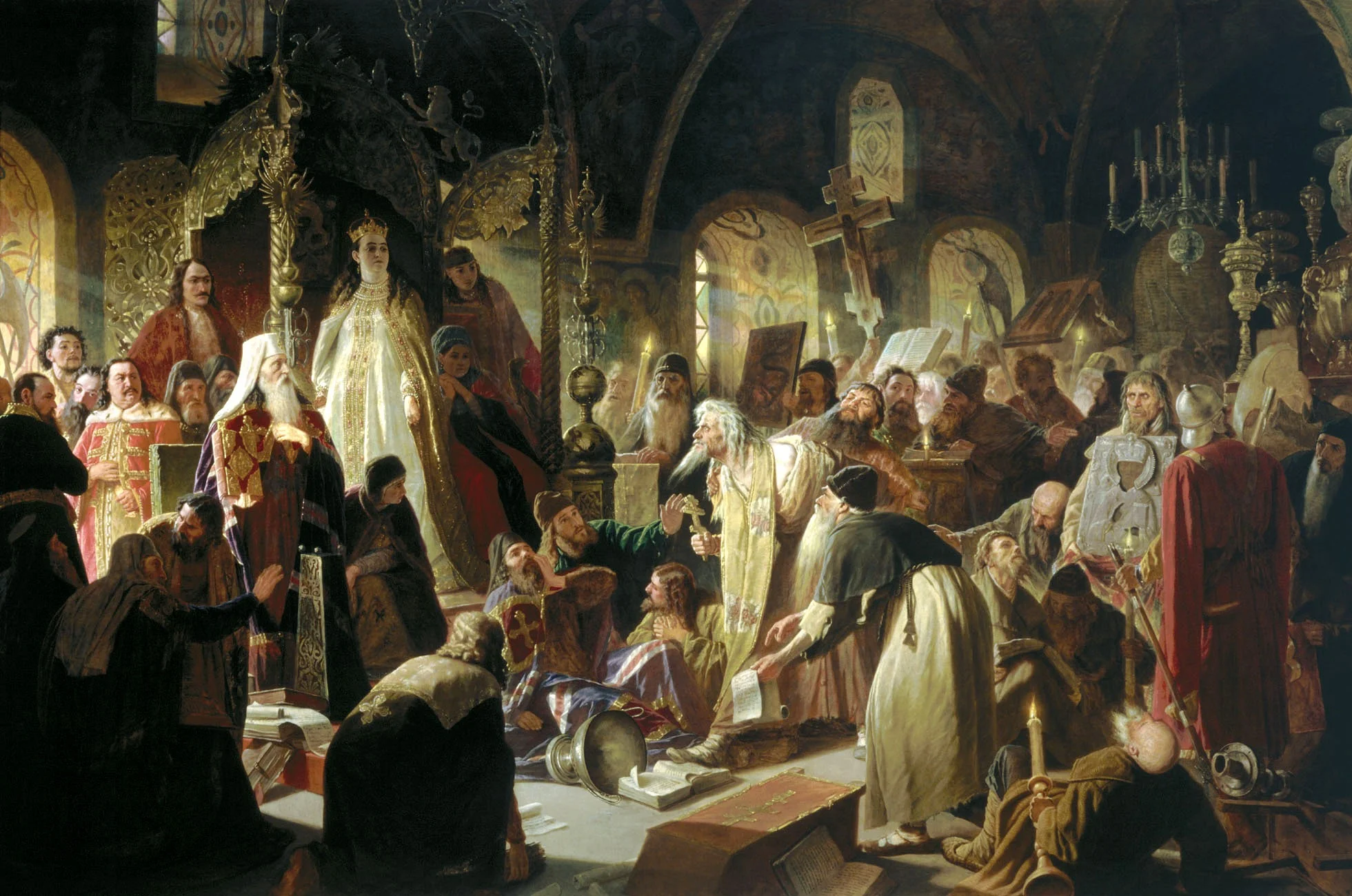 Nikita Pustosvyat. Debate about faith