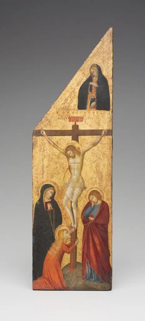 Crucifixion and the Virgin Annunciate