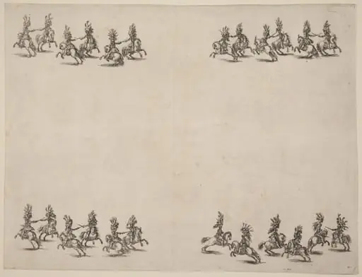Cavaliers Fighting with Swords