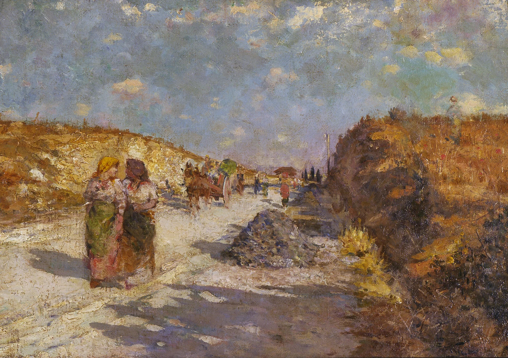 Market day, Rome