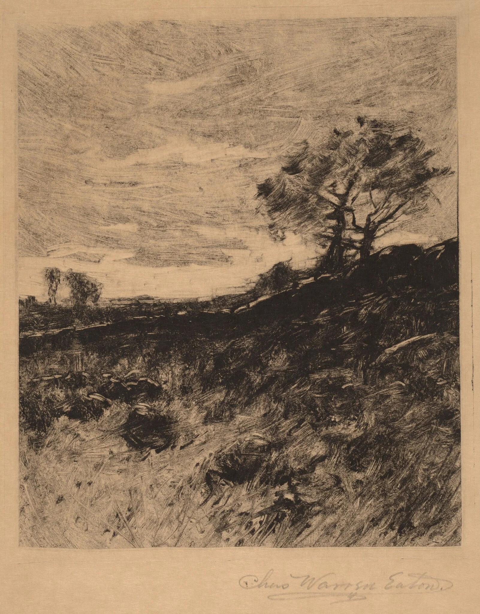 Landscape, by Charles Warren Eaton, 1910