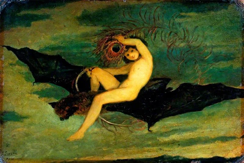 Ariel (from William Shakespeare's 'The Tempest'), by Joseph Severn, unspecified, 1826