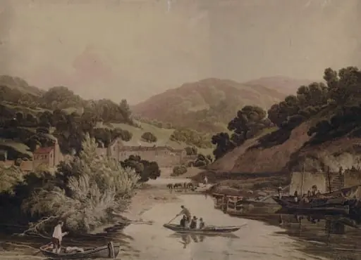 A River Scene in Devonshire'