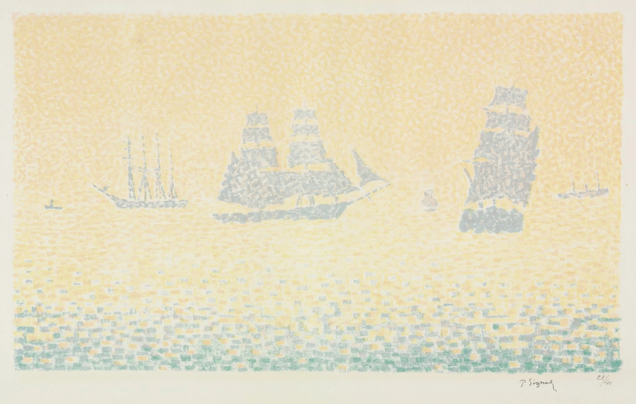 Boats, by Paul Signac, 1894