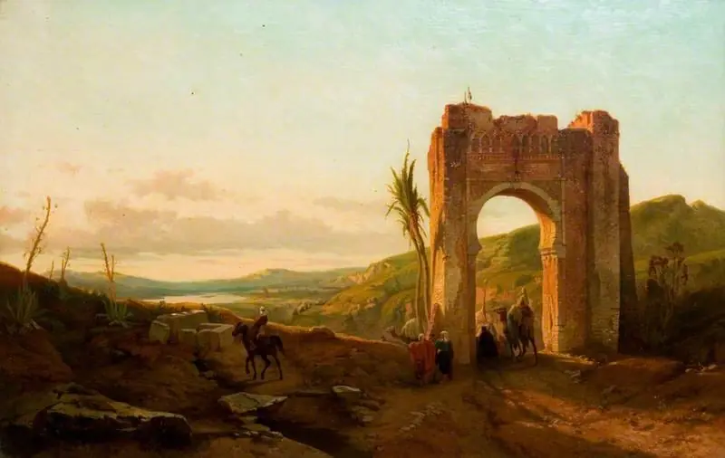 Oriental Landscape with a Caravan