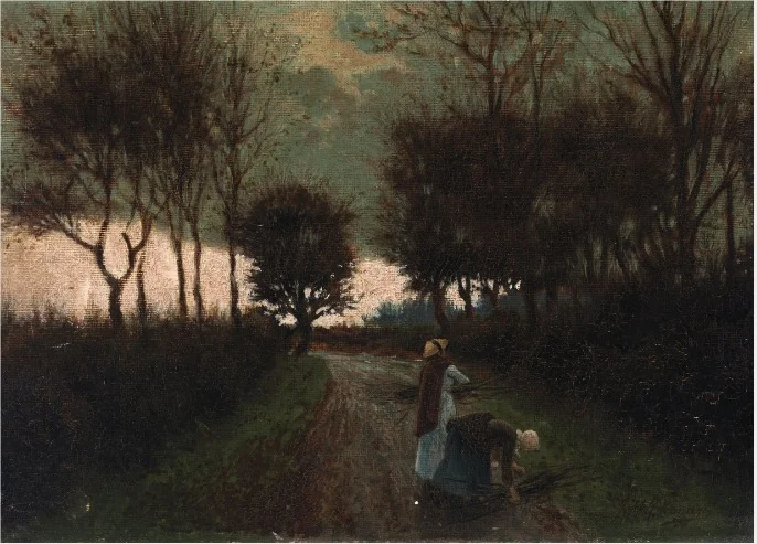 A November Evening, by Joseph Malachy Kavanagh, oil, 1897