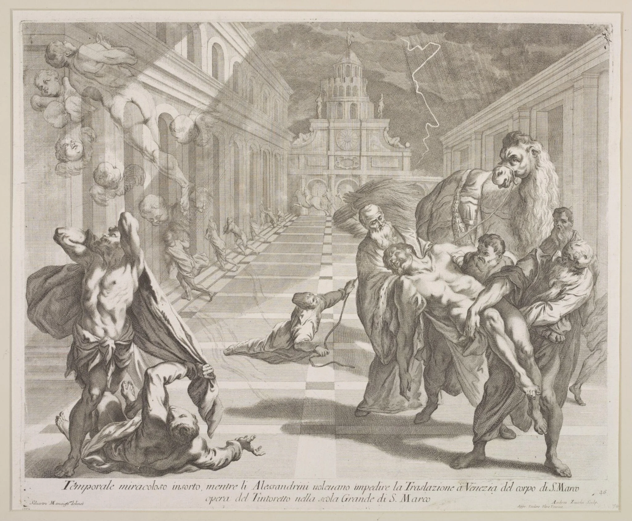 The Body of St. Mark, by Andrea Zucchi, 1750