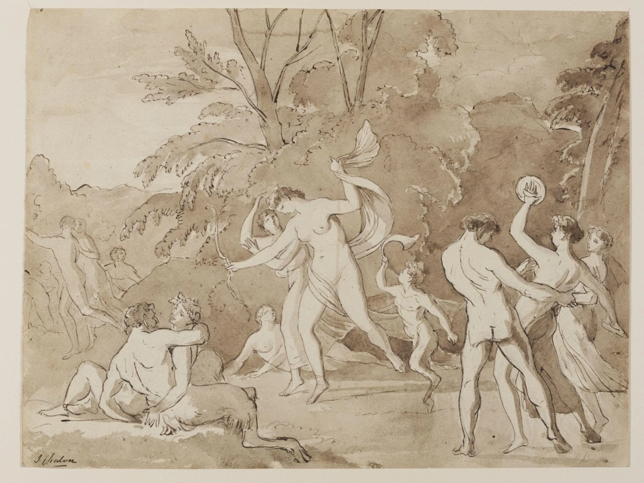 Cheerfulness, by John James Chalon, 1818