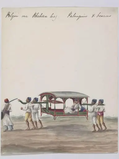 Palanquin bearers