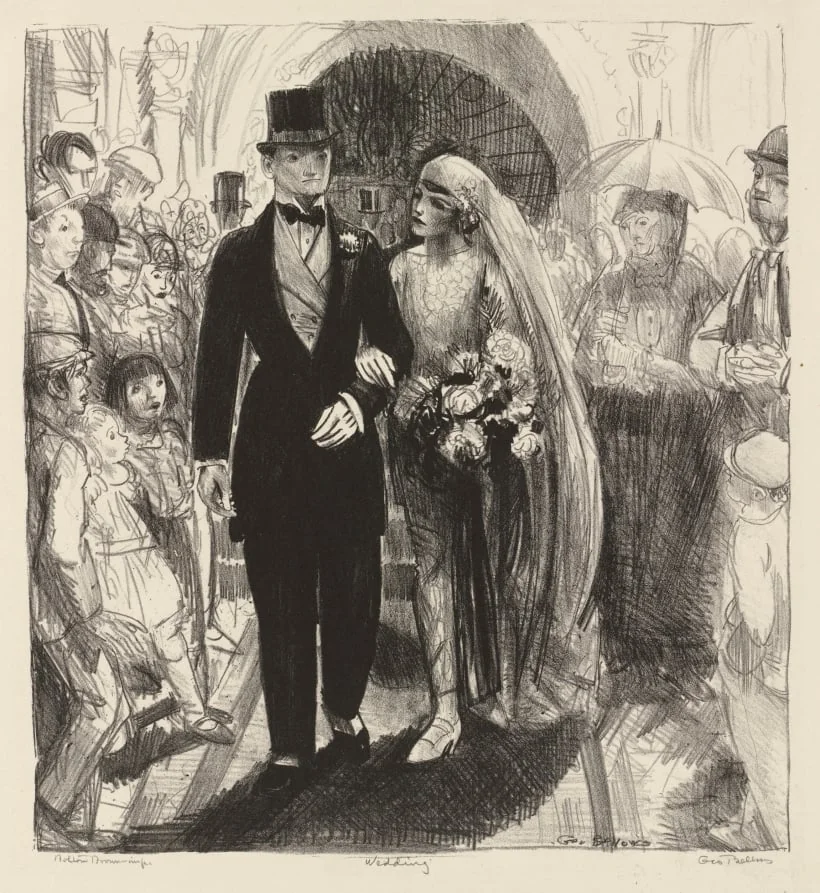 Wedding, by George Bellows, 1924