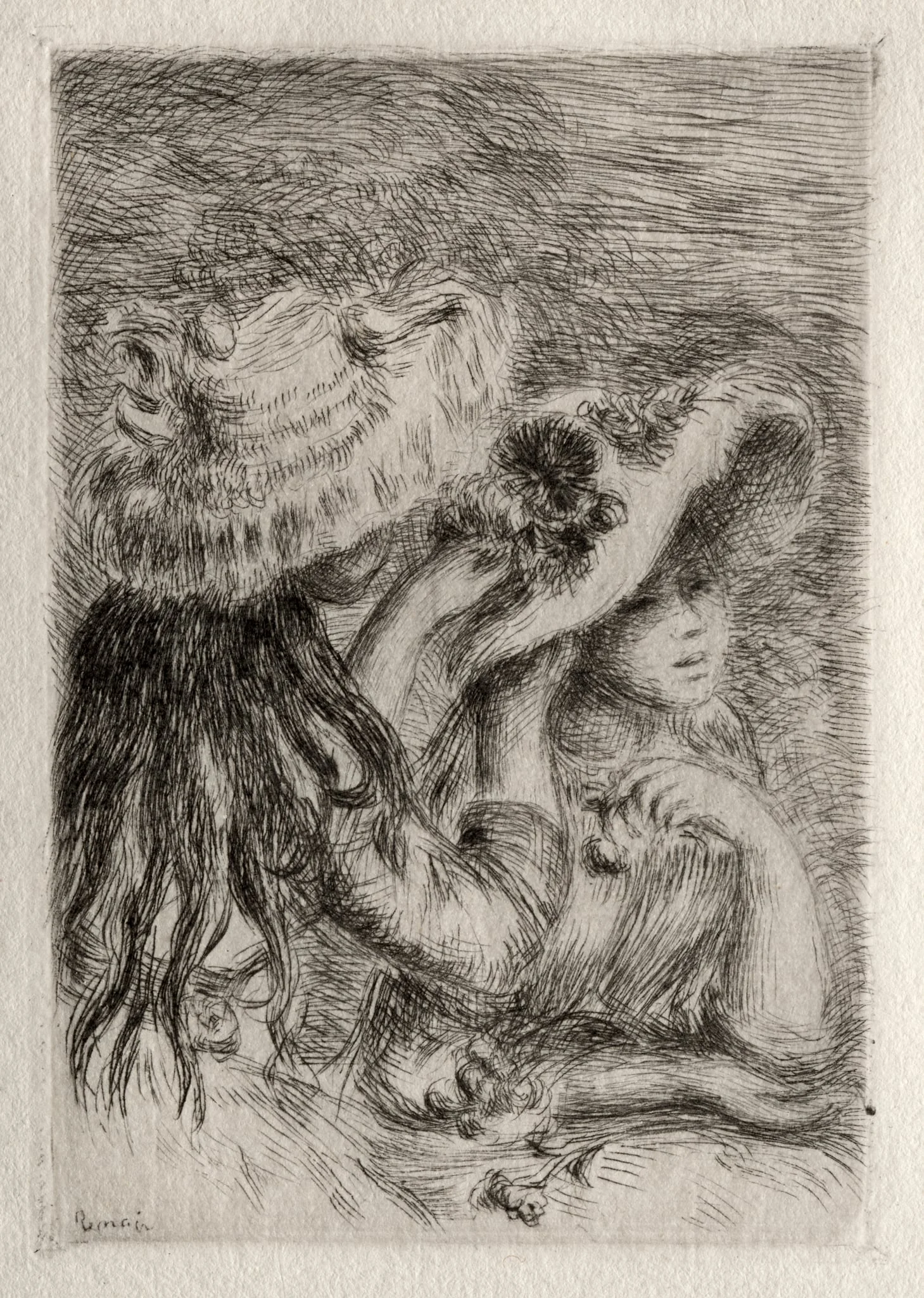 Le Chapeau epinglé, by Auguste Renoir, 1894