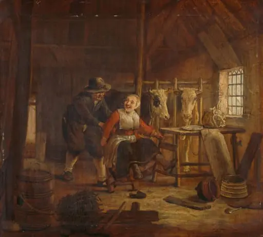 Flirtation in a Cowshed