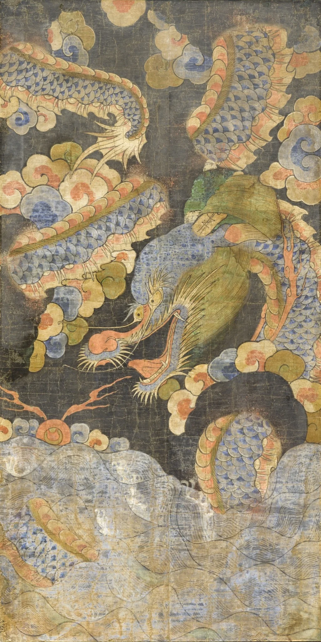 Dragon in Clouds, by Unknown, unspecified, 1750